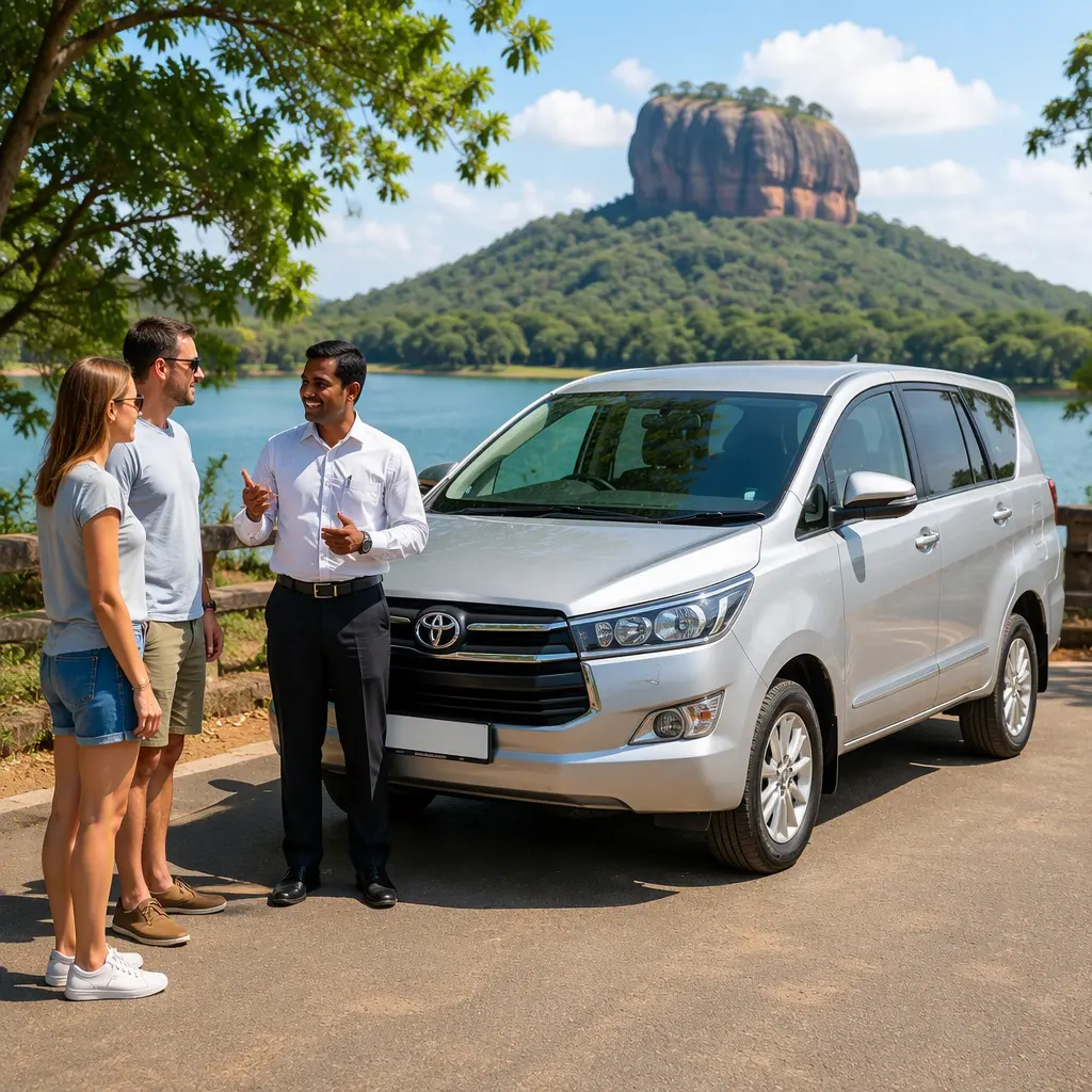 Vehicle used for private touring in Sri Lanka